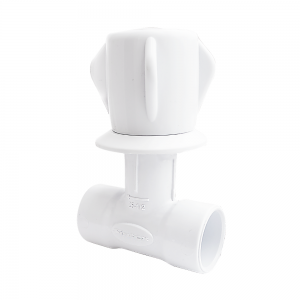 Registros de Pressão 25mm Branco